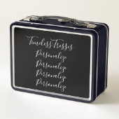 Lunch Box Coiffeur victorien ciseaux à coudre élégant (Dos)