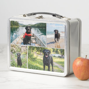 Lunch Box Collage de 12 photos personnalisé unique