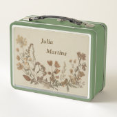 Lunch Box Collage de fleurs anciennes (Dos)