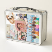 Lunch Box Collage photo moderne Joyeux anniversaire mignon (Dos)