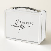 Lunch Box Collecteur Drapeau Rouge \ (Dos)