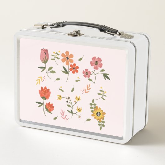 Lunch Box collection de fleurs (Devant)