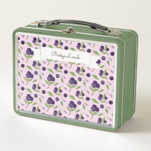 Lunch Box Collection de Motifs de paniers de fruits - bleuet