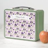 Lunch Box Collection de Motifs de paniers de fruits - bleuet (En situation)