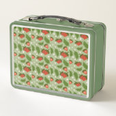 Lunch Box Collection de Motifs de paniers de fruits - Fraise (Dos)