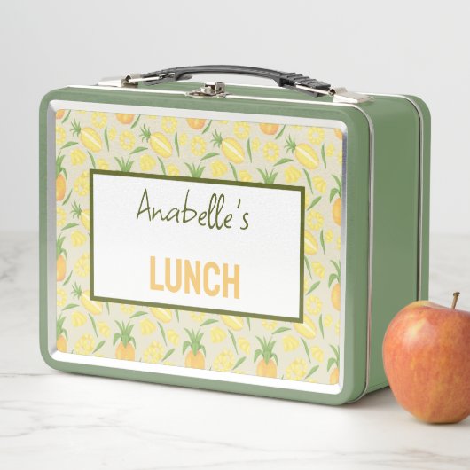 Lunch Box Collection de paniers de fruits - Ananas (En situation)