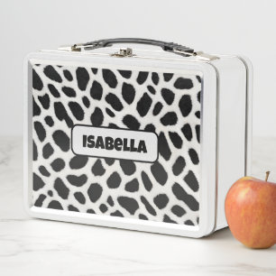 Lunch Box Collection élégante Leopard blanc tendance de luxe