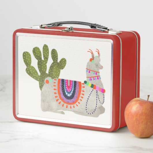 Lunch Box Collection Llamarama | Llamas souriantes (En situation)