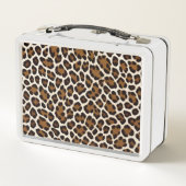 Lunch Box Collection tendance Leopard blanc haut de gamme (Dos)