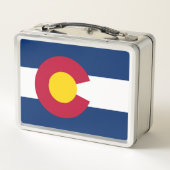 Lunch Box Colorado : Le drapeau américain du centenaire (Dos)