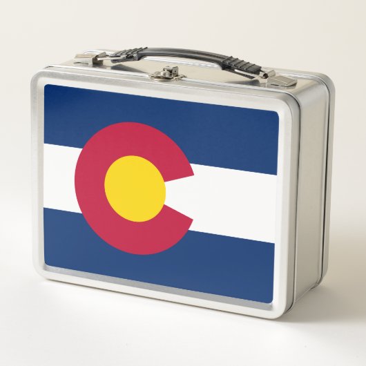 Lunch Box Colorado : Le drapeau américain du centenaire (Devant)
