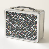 Lunch Box Coloré pois pastel Motif (Devant)