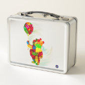 Lunch Box Colorful Pooh  (Dos)