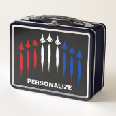 Lunch Box Combattants à réaction de drapeau américain person (Devant)
