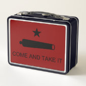 Lunch Box Come & Take It ! Flag de Texas State (Dos)
