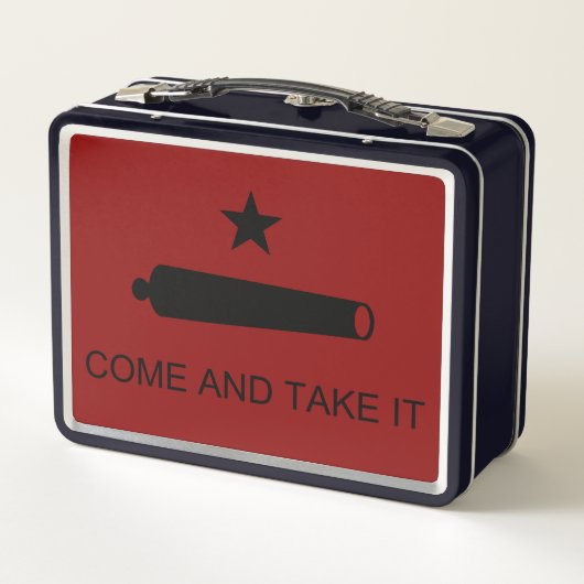 Lunch Box Come & Take It ! Flag de Texas State (Dos)