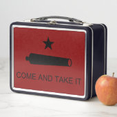 Lunch Box Come & Take It ! Flag de Texas State (En situation)