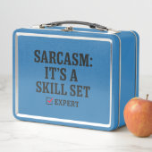 Lunch Box Compétence en sarcasme Typographie experte (En situation)