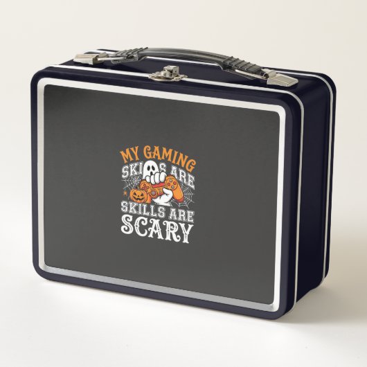 Lunch Box Compétences de jeu Halloween sont un contrôleur fa (Devant)