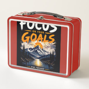 Lunch Box Concentrez-vous sur vos objectifs Motivationnel