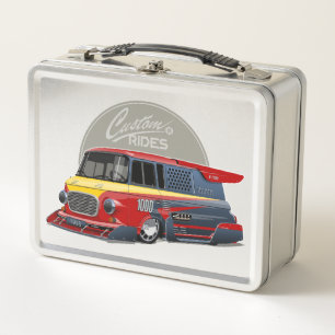 Lunch Box Concept de van de course rétro customisé