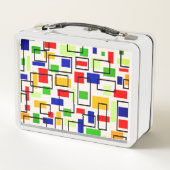Lunch Box Conception Abstraite de Mondrian (Dos)