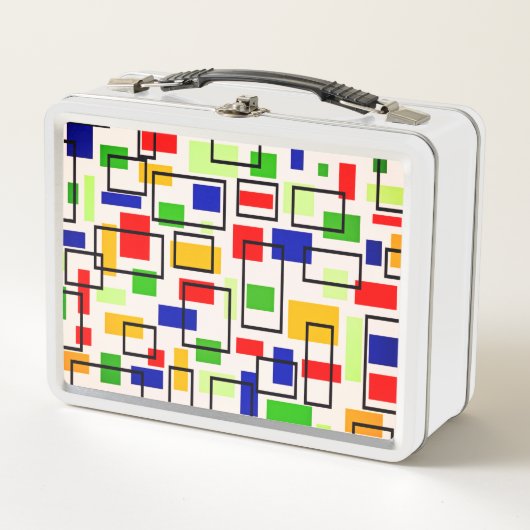 Lunch Box Conception Abstraite de Mondrian (Devant)