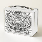 Lunch Box Conception artistique tribale (Dos)