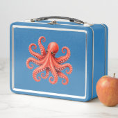 Lunch Box Conception d'animal de mer de poulpe d'océan (En situation)
