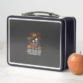 Lunch Box Conception de bibliothèque de squelette d'Hallowee (En situation)