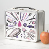 Lunch Box Conception de cercle de maquillage (En situation)