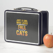 Lunch Box Conception de chats fille d'automne Halloween_1 (En situation)