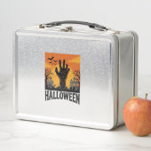 Lunch Box Conception de chemise à main de zombie de cimetièr (En situation)