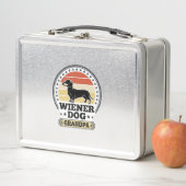 Lunch Box Conception de chemise de grand-père de teckel de c (En situation)