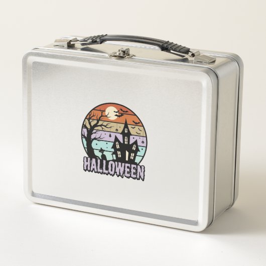 Lunch Box Conception de chemise de maison hantée Halloween v (Devant)