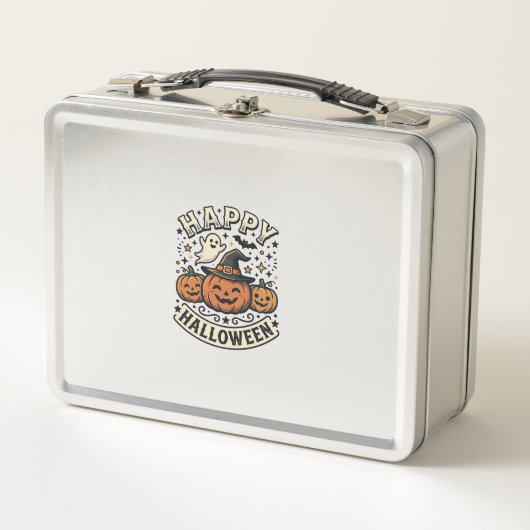 Lunch Box Conception de chemise fantôme citrouille Halloween (Devant)