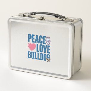 Lunch Box Conception de chemise pour chien vintage Peace Lov