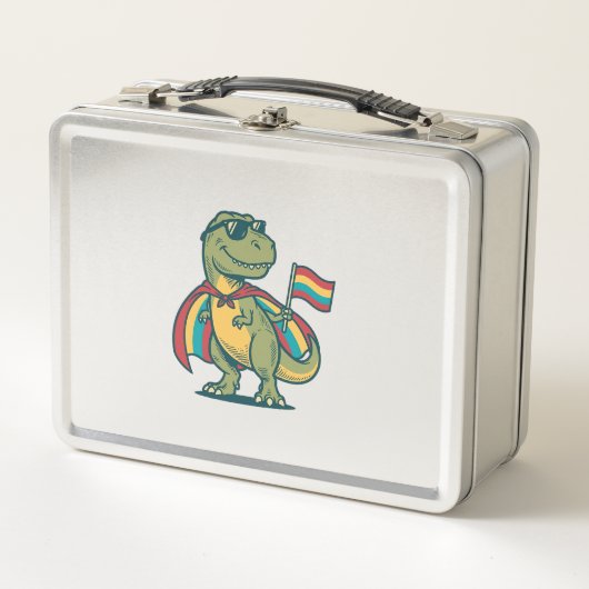 Lunch Box Conception de chemise vectorielle de dinosaure de (Devant)