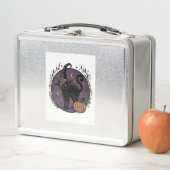 Lunch Box Conception de chemise vectorielle Halloween Chat S (En situation)
