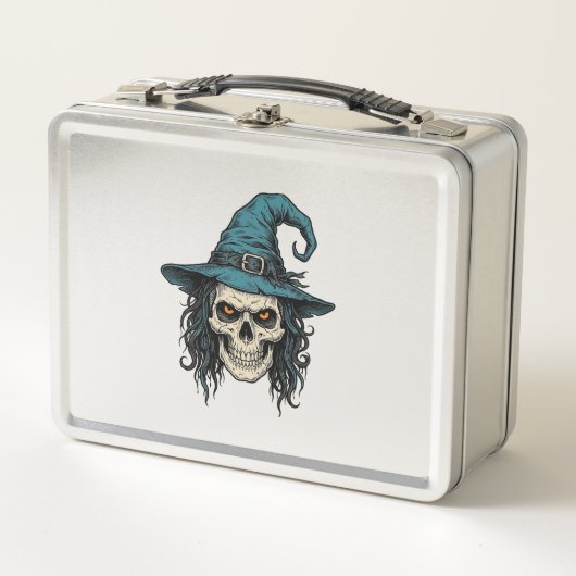 Lunch Box Conception de chemise vectorielle Halloween crâne (Devant)