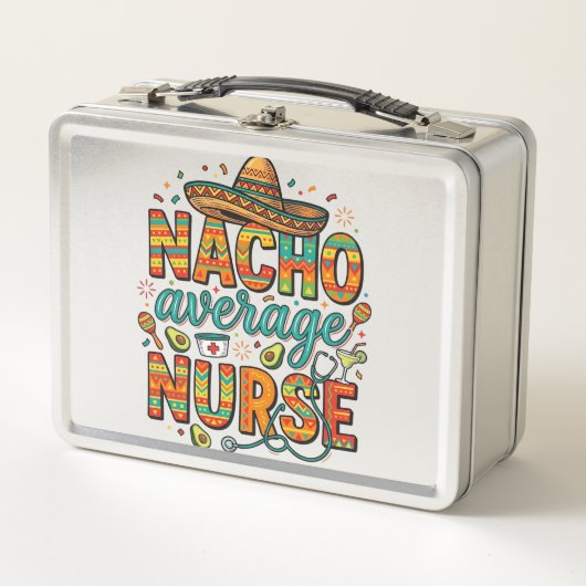 Lunch Box Conception de chemise vectorielle Nacho Average Nu (Devant)