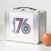 Lunch Box Conception de chemise vectorielle patriotique Vint (En situation)
