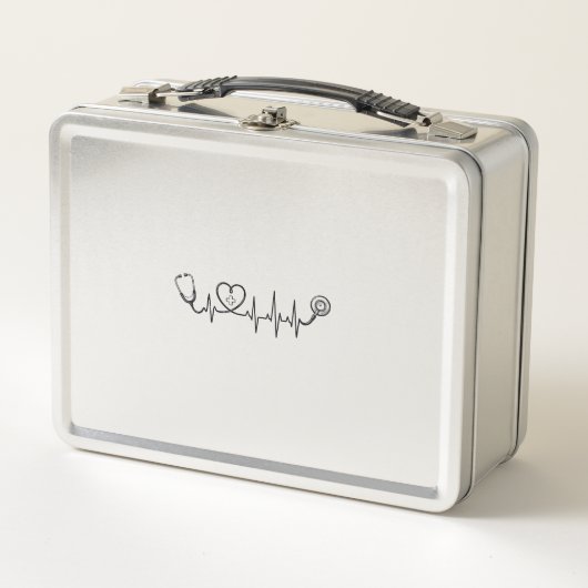 Lunch Box Conception de chemise vectorielle Stéthoscope Batt (Devant)