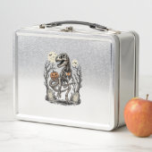 Lunch Box Conception de cimetière d'Halloween de dinosaure d (En situation)
