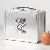 Lunch Box Conception de citation de ruisseau de pêche de Noë (En situation)