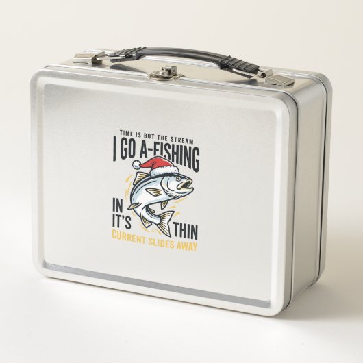 Lunch Box Conception de citation de ruisseau de pêche de Noë (Devant)