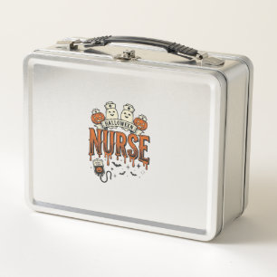 Lunch Box Conception de citrouille fantôme d'infirmière Hall