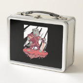 Lunch Box Conception de dessin animé de chien chevalier (Devant)