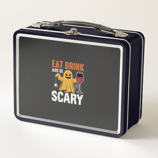 Lunch Box Conception de fantôme effrayant pour manger et boi (Devant)