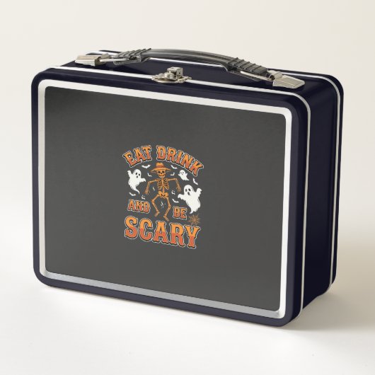 Lunch Box Conception de fantôme effrayant pour manger et boi (Devant)